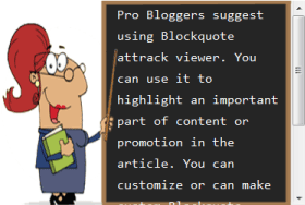 example 12 of blogger blockquote style