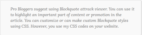 example 7 blockquote css