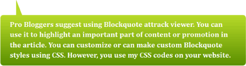 14 blockquote example