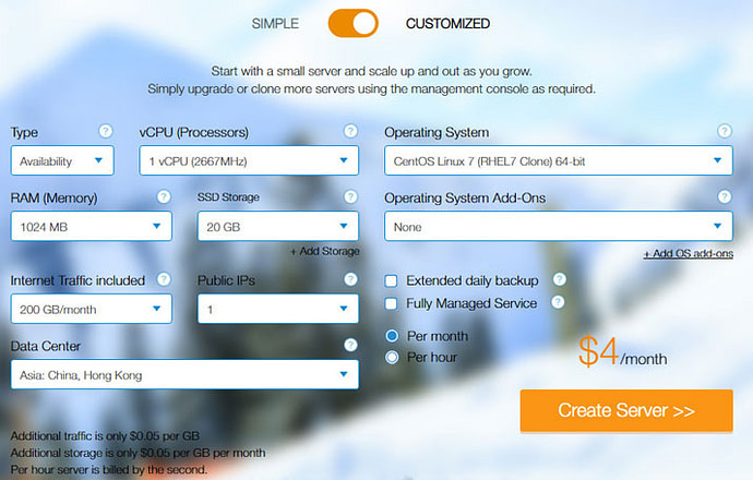 kamerta-customized-plans-like-digitalocean customized plan makes kamatera
