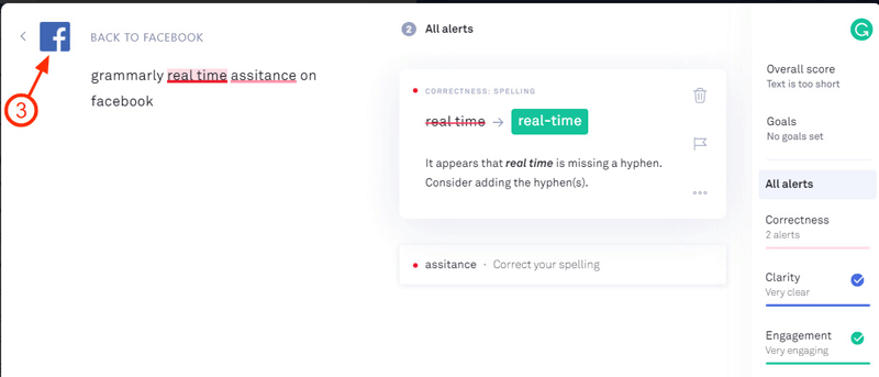 Grammarly-premium-interface-in-facebook Grammarly premium interface in Facebook image